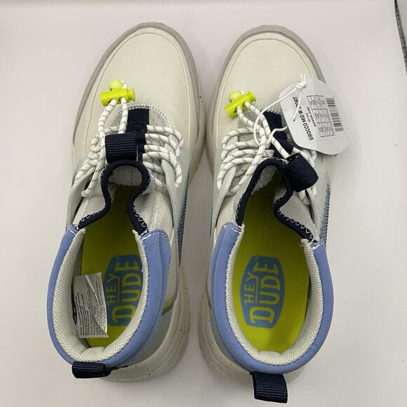 NWT Hey Dude Women’s Size 8 Sirocco Mid Top Sport Sneakers Gray 40909-030 - Picture 4 of 9